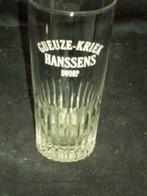 Gueuze.Kriek.Hanssens .Tourneppe - Dworp.D 124, Verzamelen, Biermerken, Ophalen of Verzenden, Gebruikt, Glas of Glazen, Overige merken