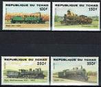 Série MNH de timbres trains à thème Tchad, Timbres & Monnaies, Timbres | Timbres thématiques, Envoi, Non oblitéré