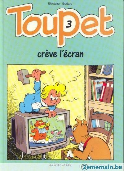 Toupet – Toupet crève l'écran T03 RE, Boeken, Stripverhalen, Gelezen, Ophalen of Verzenden