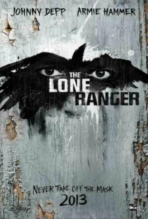 Affiche Lone Ranger Disney, Verzamelen, Posters, Zo goed als nieuw, Film en Tv, Deurposter of groter, Rechthoekig Staand, Ophalen of Verzenden
