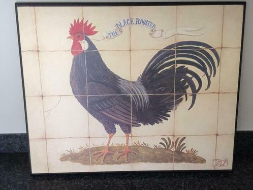 Kader: Zwarte Haan - Black Rooster, Antiek en Kunst, Antiek | Woonaccessoires, Ophalen of Verzenden
