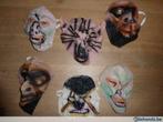6 halloween maskers, Neuf