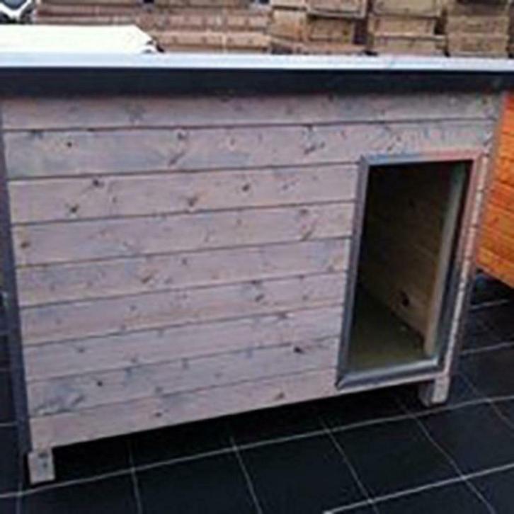Geitenhok Wood 3 grijs, Dieren en Toebehoren, Overige Dieren-accessoires, Nieuw, Ophalen of Verzenden