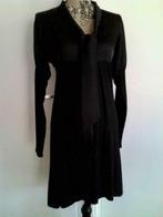 "LIU JO" sobere jurk, T36 litle black dress satijn mouw, Knielengte, Ophalen of Verzenden, Zo goed als nieuw, Maat 36 (S)