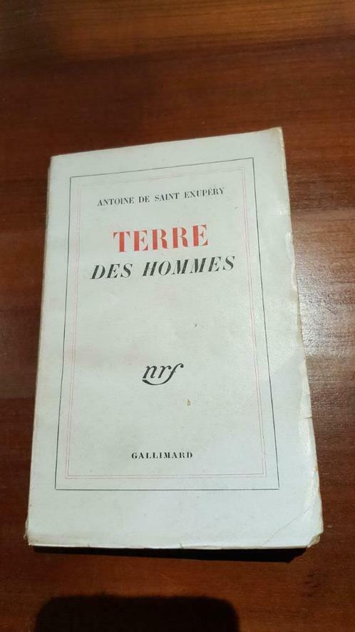 SAINT EXUPERY - TERRE DES HOMMES - édition 1946, Livres, Livres de sport, Utilisé, Enlèvement ou Envoi