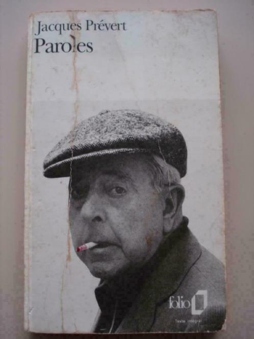 3. Jacques Prévert Paroles Folio 1996, Livres, Romans, Utilisé, Europe autre, Envoi