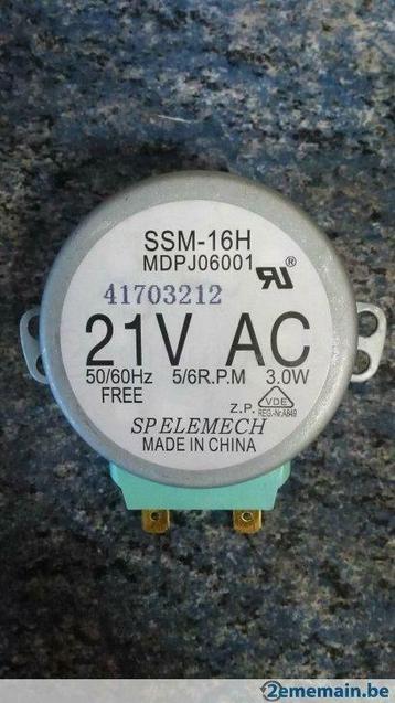 Moteur plat micro-onde Samsung - Candy  DE3110154D beschikbaar voor biedingen