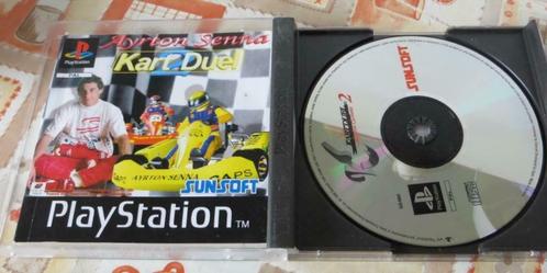 Playstation spel : Ayrton Senna - Kart duel -- Game, Games en Spelcomputers, Games | Sony PlayStation 1, Gebruikt, Sport, Ophalen of Verzenden