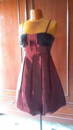 Jurk Gothic stijl Black Level Bordeaux nieuw, Ophalen of Verzenden, Nieuw, Maat 36 (S), Zwart