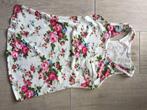 Topje wit met bloemen, Kleding | Dames, T-shirts, Gedragen, Ophalen of Verzenden, Wit, Maat 36 (S)