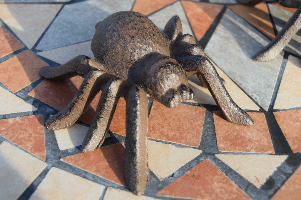 Araignées en fonte patinée (le couple ), Maison & Meubles, Enlèvement ou Envoi, Neuf