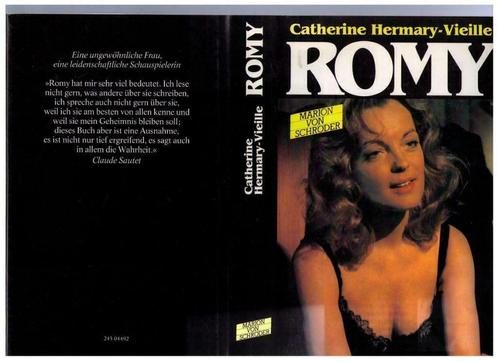 ROMY ( Schneider) - Catherine Hermary-Vieille -  1987, Livres, Biographies, Comme neuf, Cinéma, TV et Média, Enlèvement ou Envoi