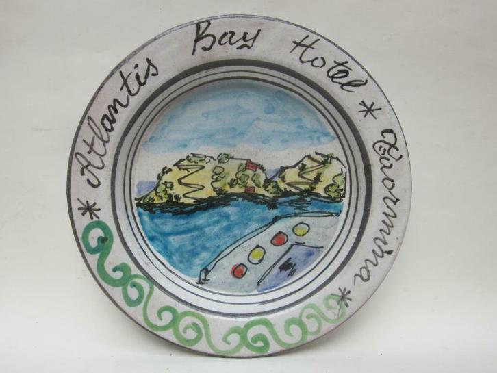 De Simone - mooie schaal in keramiek - Taormina - 50s-70s, Antiek en Kunst, Curiosa en Brocante, Ophalen of Verzenden