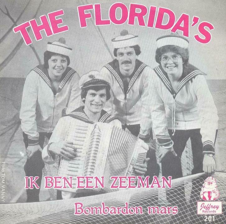 The Florida’s – Ik ben een zeeman / Bombardon mars – Single, Cd's en Dvd's, Vinyl Singles, Gebruikt, Single, Nederlandstalig, 7 inch