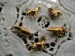 miniatuurfiguurtjes in goud, Ophalen of Verzenden, Zo goed als nieuw