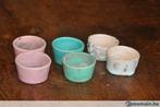 6 mini ramequin en faience, Maison & Meubles, Enlèvement ou Envoi, Utilisé