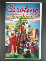 VHS Caroline et ses amis fêtent Noël, CD & DVD, Enlèvement ou Envoi, Dessin animé, Tous les âges, Utilisé
