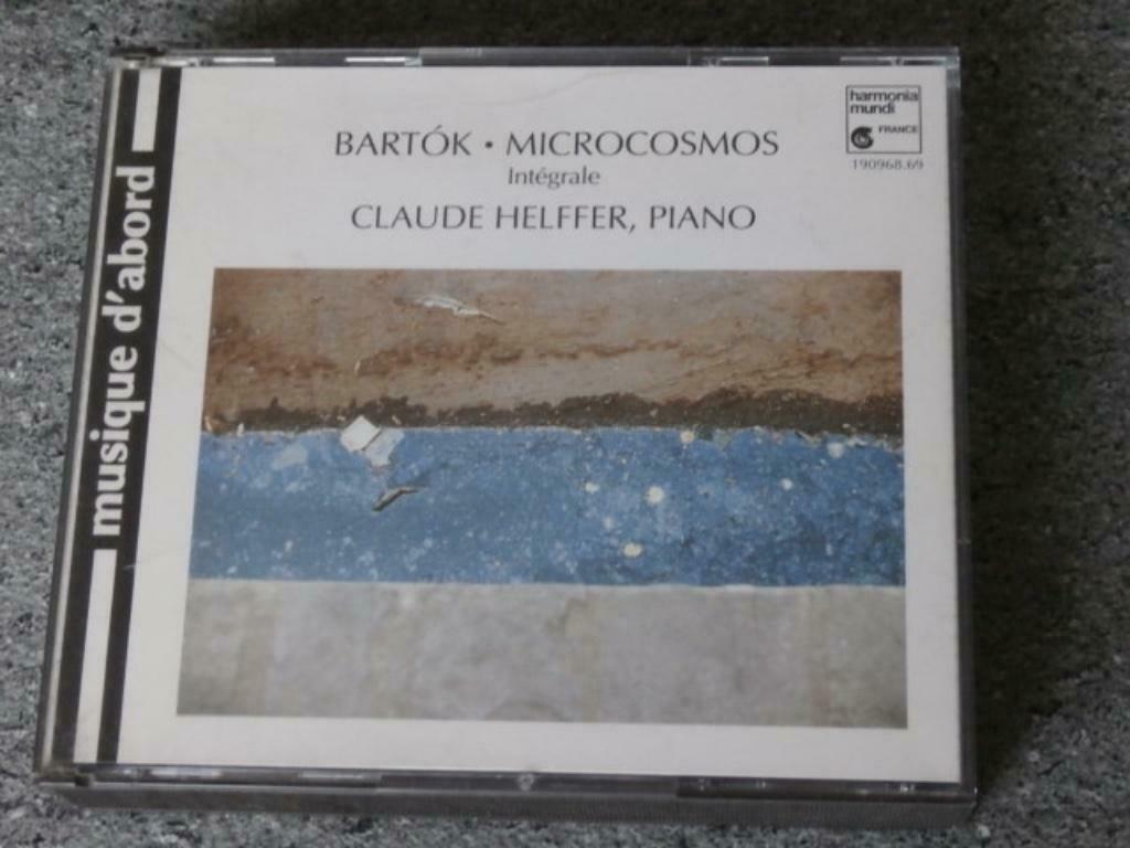 Bartok " Microcosmos intégrale" Claude Helffer, piano, Ophalen of Verzenden