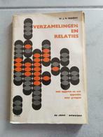 boek 'Verzamelingen en relaties', Boeken, Gelezen, Ophalen of Verzenden, J. H. Leeners