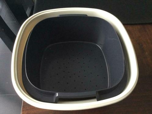Serveerwonder Iso duo Tupperware, Huis en Inrichting, Keuken | Tupperware, Gebruikt, Overige typen, Wit, Ophalen of Verzenden