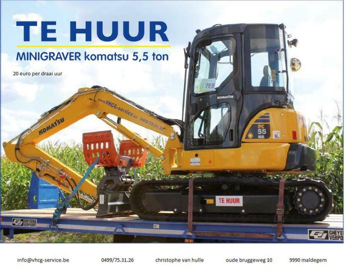 te huur kraan 5.5 ton, Diensten en Vakmensen, Verhuur | Gereedschap en Machines
