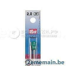 2 PRYM Breinaalden 2.0 mm 40 cm 171303, Hobby en Vrije tijd, Breien en Haken, Nieuw, Breien, Naald, Ophalen of Verzenden