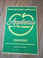 Appletise hard plastic advertentie. Zie foto's. 25x35cm., Ophalen of Verzenden, Zo goed als nieuw
