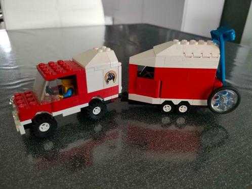 Lego 6359 - Horse Trailer (1986), Kinderen en Baby's, Speelgoed | Duplo en Lego, Gebruikt, Lego, Complete set, Ophalen of Verzenden