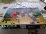 Puzzel Mickey Minnie Walt Disney 96st, Overige typen, Mickey Mouse, Gebruikt, Ophalen