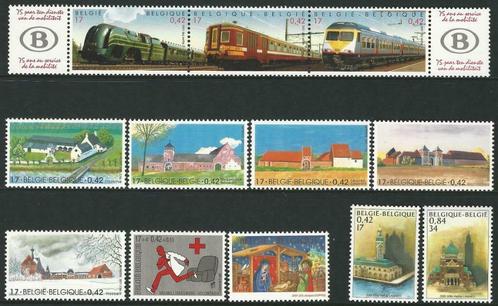 BELGIE - JAARGANG 2001 aan Postprijs zonder toeslag en - 10%, Postzegels en Munten, Postzegels | Europa | België, Postfris, Orginele gom