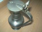 Kruik in tin met deksel., Antiek en Kunst, Antiek | Tin, Ophalen of Verzenden