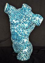 Sfeerlamp, mannelijke torso,mozaiekglas, handgemaakt Bali, Nieuw, Ophalen of Verzenden, Modern, Minder dan 50 cm
