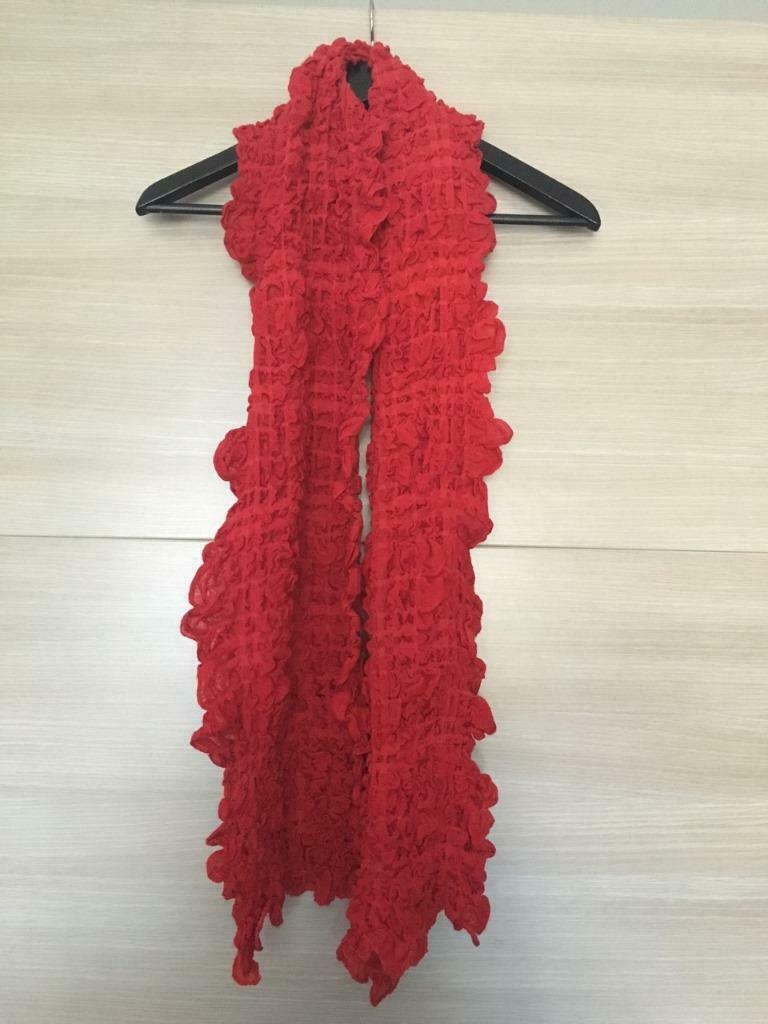 Rode wollen sjaal - NIEUW, Envoi, Neuf, Écharpe