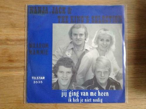 single nanja, jack & the king's selection, Cd's en Dvd's, Vinyl Singles, Single, Nederlandstalig, 7 inch, Ophalen of Verzenden