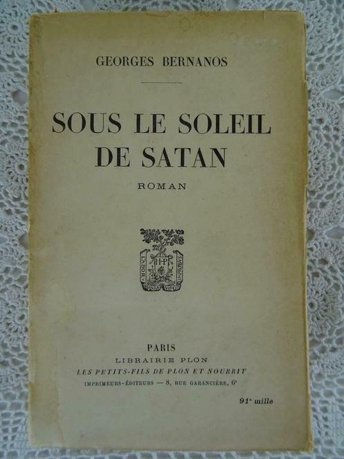 Antiek boek Sous le soleil de satan Georges Bernanos 1947, Antiek en Kunst, Antiek | Boeken en Manuscripten, Ophalen of Verzenden