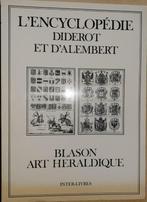 L'encyclopédie: Blason, art héraldique, Livres, Comme neuf, Enlèvement ou Envoi, Diderot