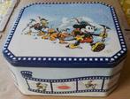 Mickey Mouse & Donald Duck - Koekblik Delacre, Koek(jes), Gebruikt, Ophalen of Verzenden