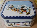 Mickey Mouse & Donald Duck - Koekblik Delacre, Biscuits, Utilisé, Enlèvement ou Envoi