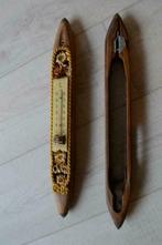 Twee antieke weefspoelen, Antiek en Kunst, Ophalen of Verzenden