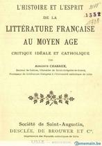 Littérature française au Moyen-Age / A. CHARAUX-Desclée 1894