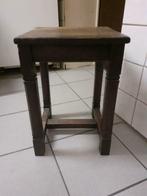 Table d'Appoint Ancienne / Pied de stalle en Bois - Carré, Maison & Meubles, Pièces pour table, Moins de 50 cm, Autres essences de bois