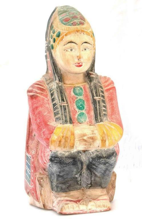 Azië Beeldje vrouw bergstammen F266, Antiek en Kunst, Kunst | Beelden en Houtsnijwerken, Ophalen