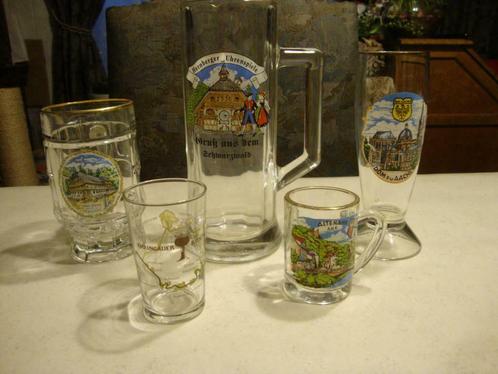 Collection de verres; thème Allemagne., Collections, Verres & Petits Verres, Comme neuf, Autres types, Enlèvement ou Envoi