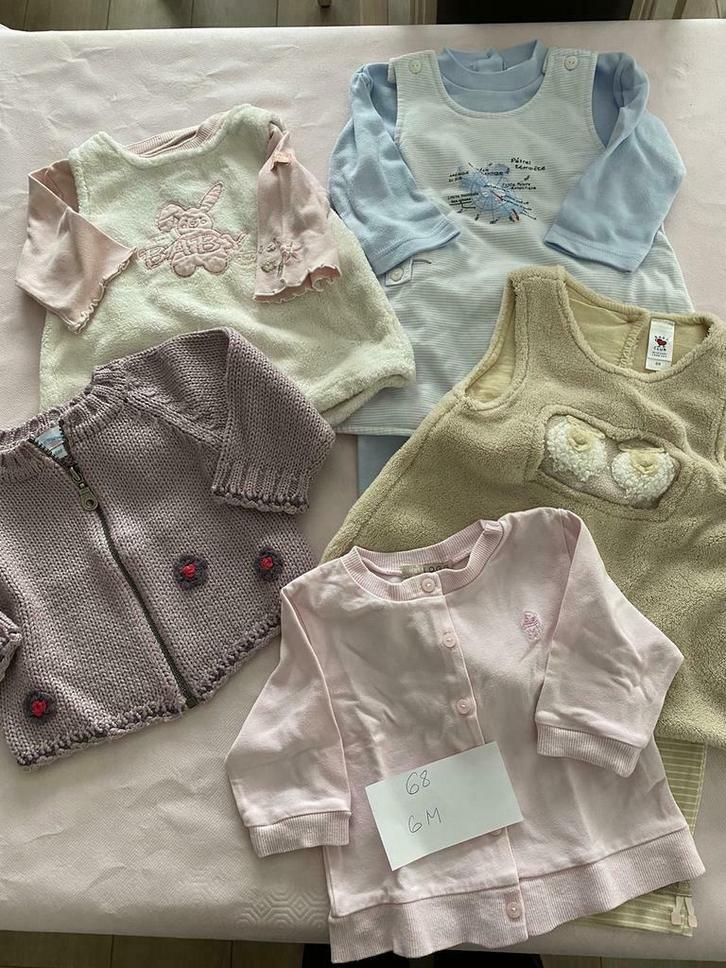 Lot kinderkleding meisjes Maat 68 - 6 Maanden, Kinderen en Baby's, Babykleding | Maat 68, Zo goed als nieuw, Meisje, Setje, Ophalen of Verzenden