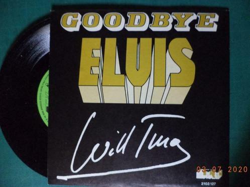 Single: Will TURA: 'Goodbye Elvis - Hoboken USA'. 1977. Zg !, CD & DVD, Vinyles | Autres Vinyles, Enlèvement ou Envoi