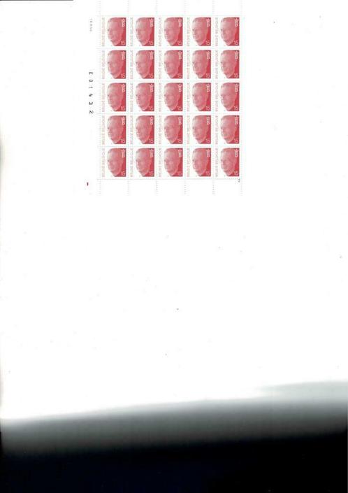 timbre belge x25 2450 comme neuf, Postzegels en Munten, Postzegels | Europa | België, Postfris, Frankeerzegel, Staatshoofden, Zonder envelop