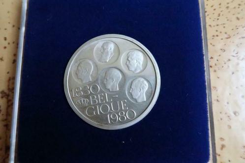 Munten : 150 Jaar onafhankelijkheid – 500 Frank – in doosje, Postzegels en Munten, Munten | België, Setje, Zilver, Zilver, Ophalen of Verzenden