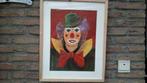 Koning Clown eigen werk met acrylverf geschilderd, Enlèvement