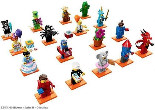 Lego Minifigures Serie 18 - Volledige set van 16 figuurtjes, Kinderen en Baby's, Speelgoed | Duplo en Lego, Nieuw, Ophalen of Verzenden