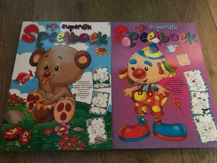 2 super dikke speelboeken, Kinderen en Baby's, Speelgoed | Educatief en Creatief, Nieuw, Taal en Lezen, Rekenen, Ophalen